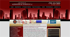 Desktop Screenshot of houstonattorney.net